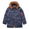 Куртка-парка Alpha Industries SLIM FIT N-3B (Steel Blue/Orange)