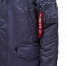 Куртка-парка Alpha Industries SLIM FIT N-3B (Steel Blue/Orange)