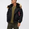 Куртка унисекс аляска Alpha Industries N-2B Short Waist Parka (Black)