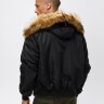 Куртка унисекс аляска Alpha Industries N-2B Short Waist Parka (Black)