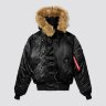 Куртка унисекс аляска Alpha Industries N-2B Short Waist Parka (Black)