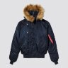 Куртка унисекс аляска Alpha Industries N-2B Short Waist Parka (Replica Blue)