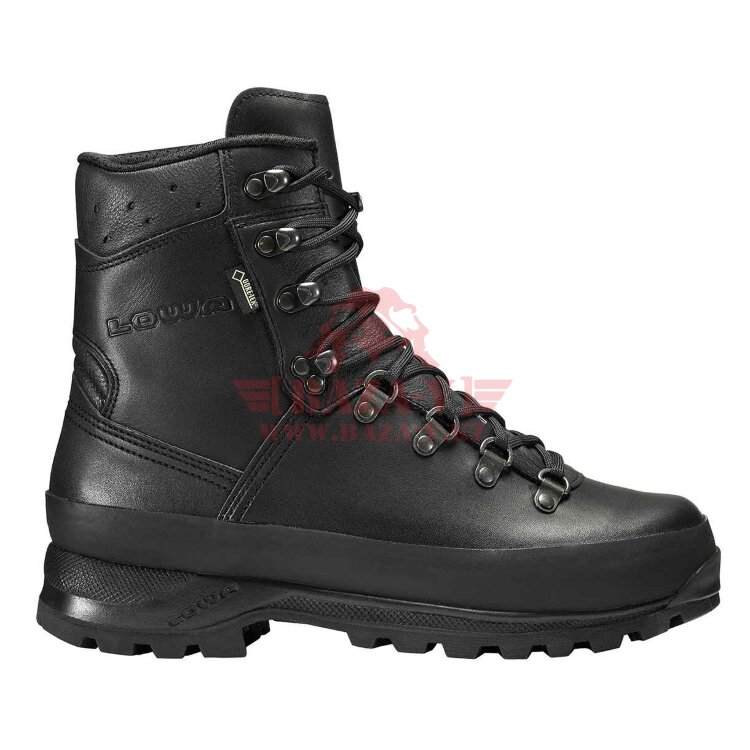 Мембранные горные кожаные ботинки LOWA Mountain Boot GTX (Black)