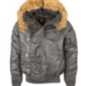 Куртка унисекс аляска Alpha Industries N-2B Short Waist Parka (Gun Metal)