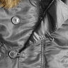 Куртка унисекс аляска Alpha Industries N-2B Short Waist Parka (Gun Metal)