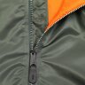 Куртка-бомбер Alpha Industries Hooded Ma-1 (Sage Green)