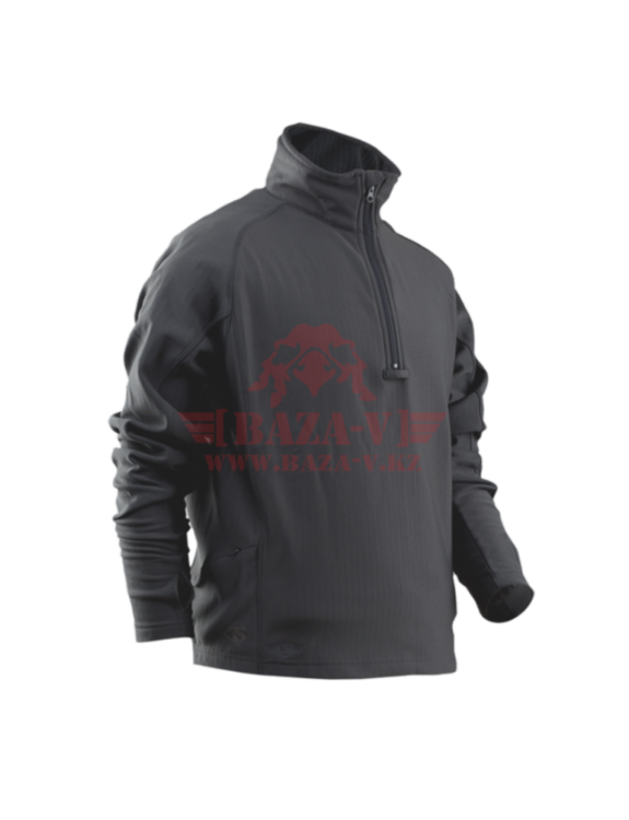 Кофта флисовая TRU-SPEC Men's 24-7 SERIES® Zip Thru Grid Fleece Pullover (Charcoal Grey)