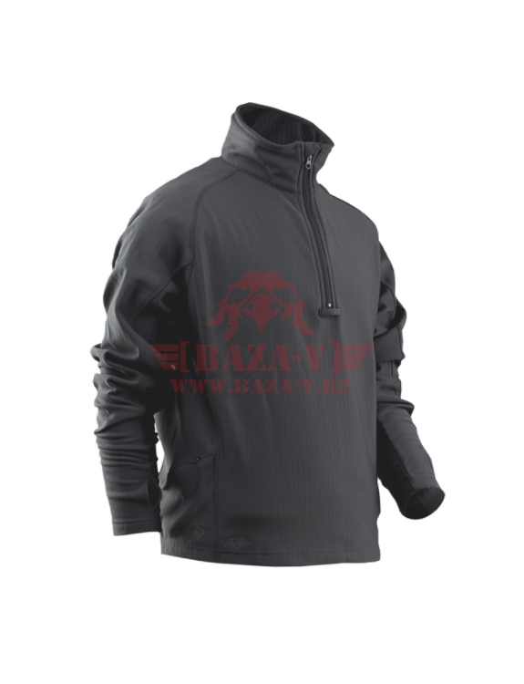 Кофта флисовая TRU-SPEC Men's 24-7 SERIES® Zip Thru Grid Fleece Pullover (Charcoal Grey)