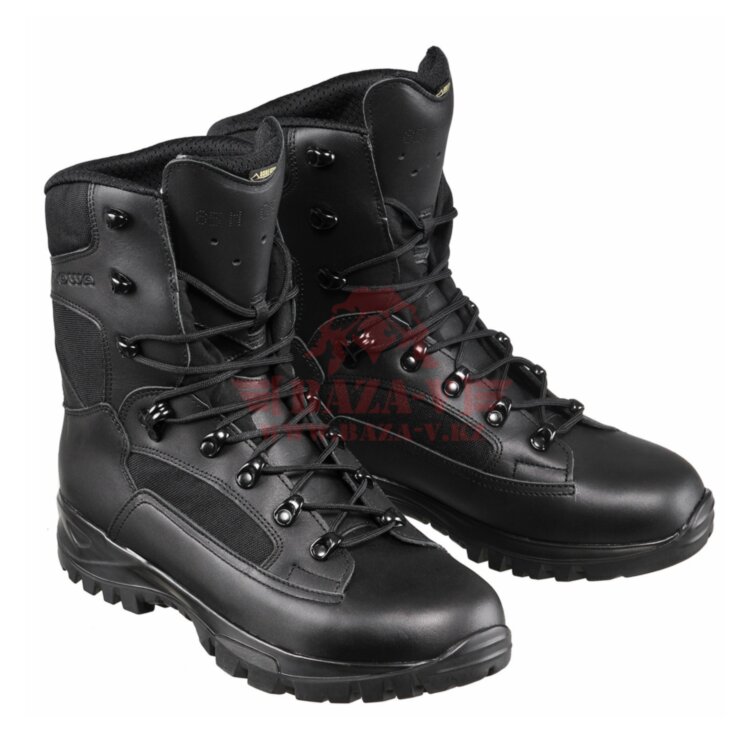 Мембранные кожаные ботинки LOWA RECCE GTX (Black)