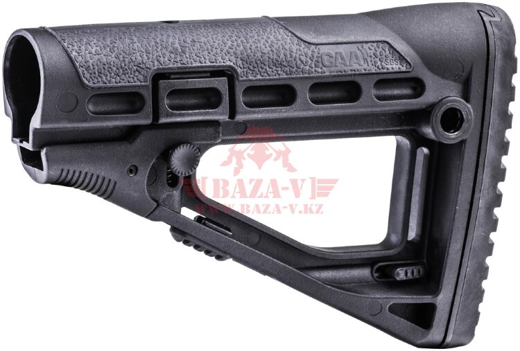 Приклад для M16, M4, AR15, AK47/74, REM870, MOSS500 "СКЕЛЕТОН" CAA TACTICAL (SBS) (Black)