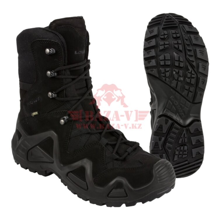 Тактические мембранные ботинки LOWA Zephyr GTX HI TF (Black)