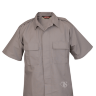 Тактическая рубашка с коротким рукавом TRU-SPEC Short Sleeve Tactical Shirt 6.5 oz 65/35 PC Rip-Stop (Grey)