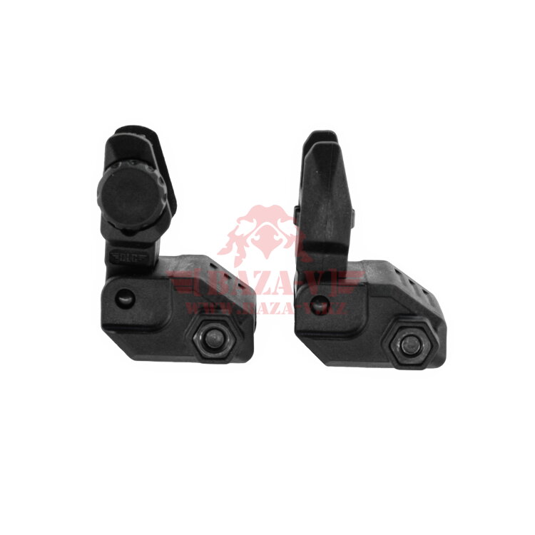 Комплект складные мушка и целик, низкие DLG Tactical (DLG-166 Black)