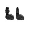 Комплект складные мушка и целик, низкие DLG Tactical (DLG-166 Black)