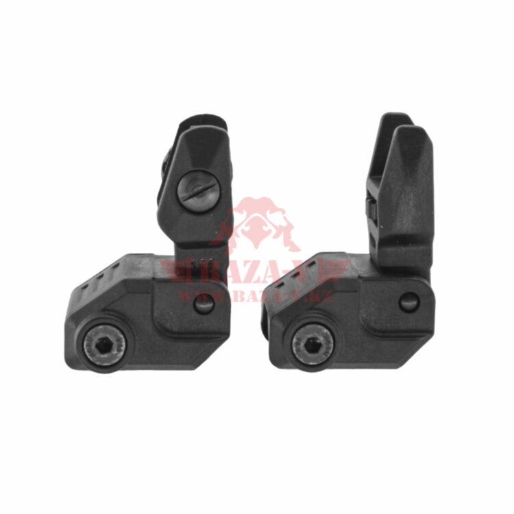 Комплект складные мушка и целик, низкие DLG Tactical (DLG-166 Black)