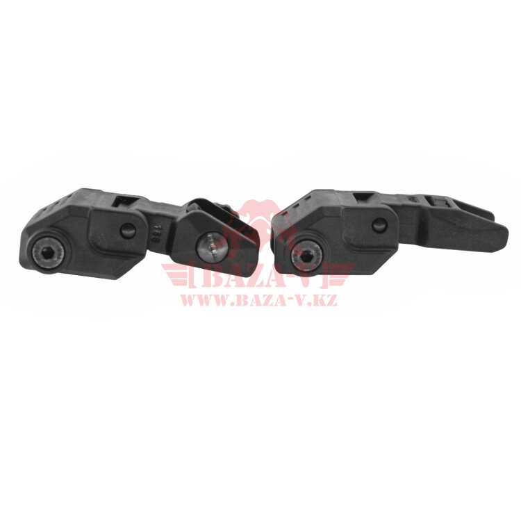 Комплект складные мушка и целик, низкие DLG Tactical (DLG-166 Black)