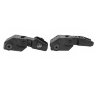 Комплект складные мушка и целик, низкие DLG Tactical (DLG-166 Black)