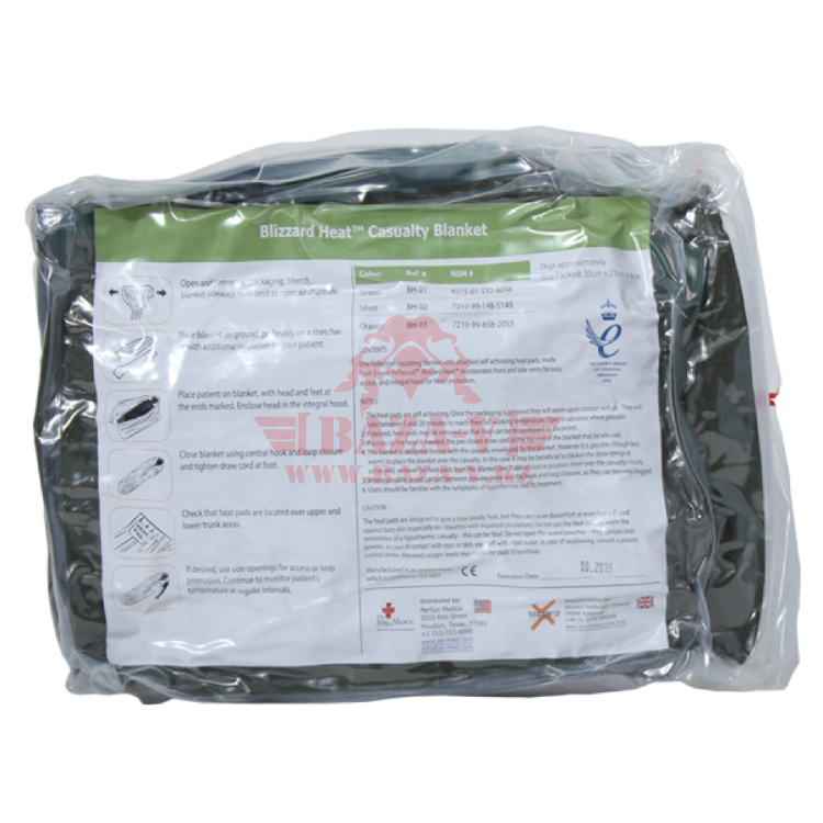 Термоодеяло с системой нагревания Blizzard Heat™ Casualty Blanket