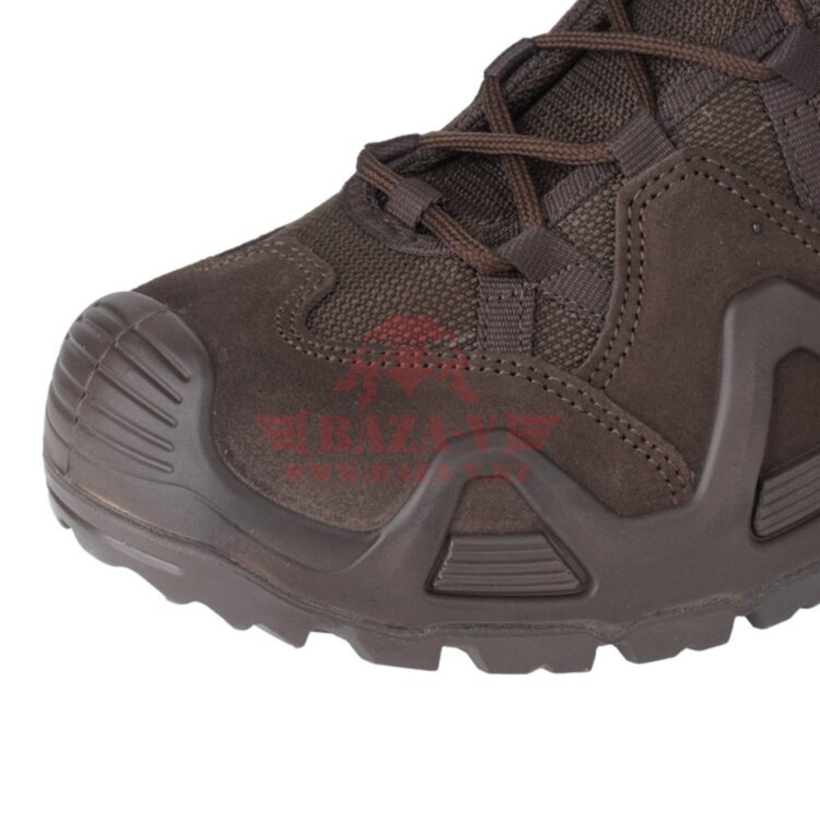 Тактические мембранные ботинки LOWA Zephyr GTX MID TF (Dark brown)