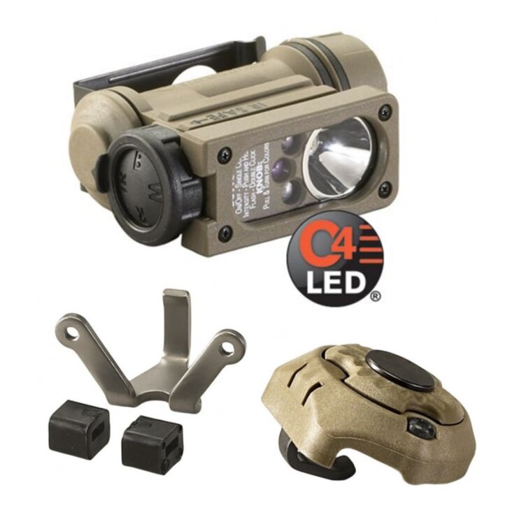 Фонарь на шлем Sidewinder Compact® II E-Mount StreamLight®, светодиод 55 люмен (Coyote)
