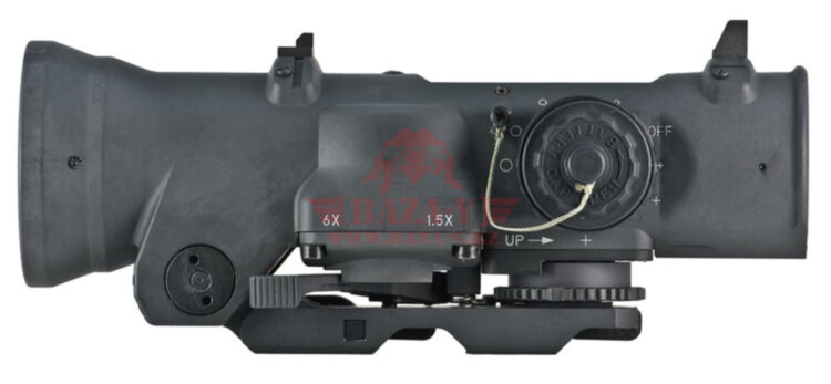 Оптический прицел ELCAN SpecterDR 1.5x-6x (DFOV156-C1), баллистическая марка 5.56 (Black)