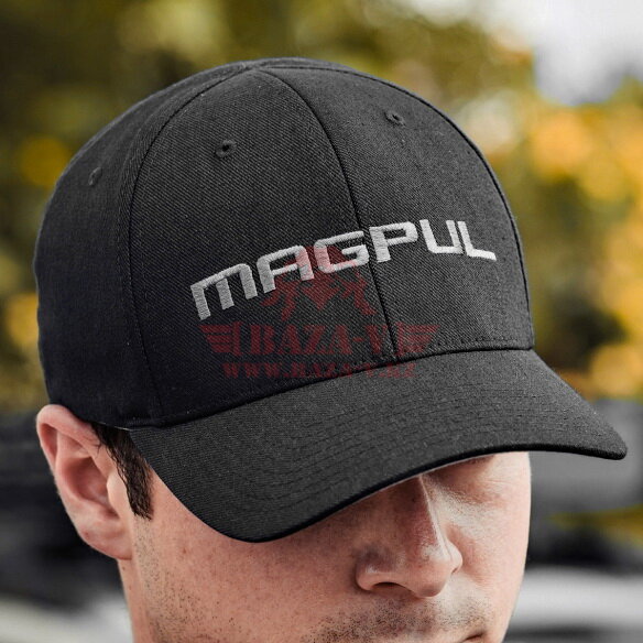 Бейсболка Magpul® Wordmark Stretch Fit MAG1103-001 (Black)