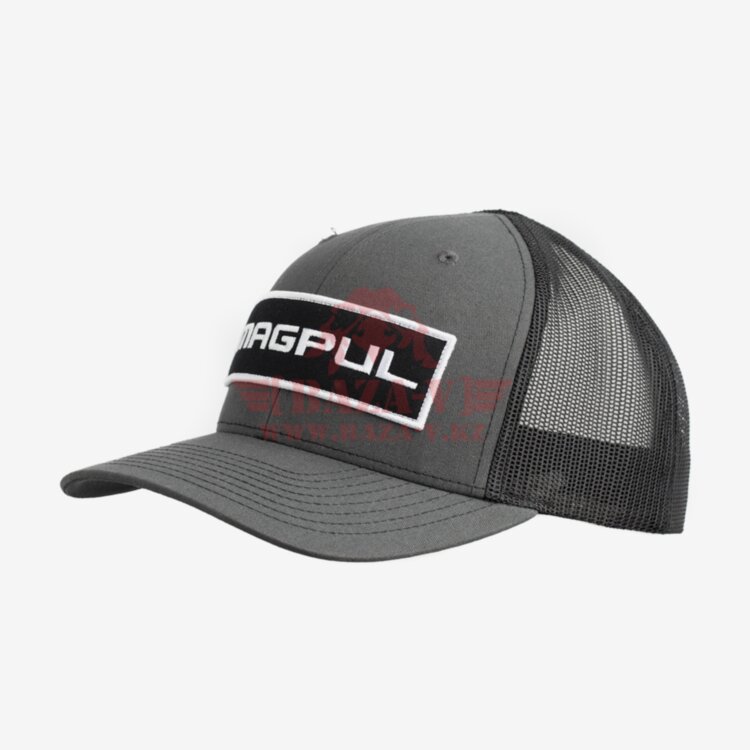 Бейсболка Magpul® Wordmark Patch Trucker MAG1104-032 (Grey/Black)
