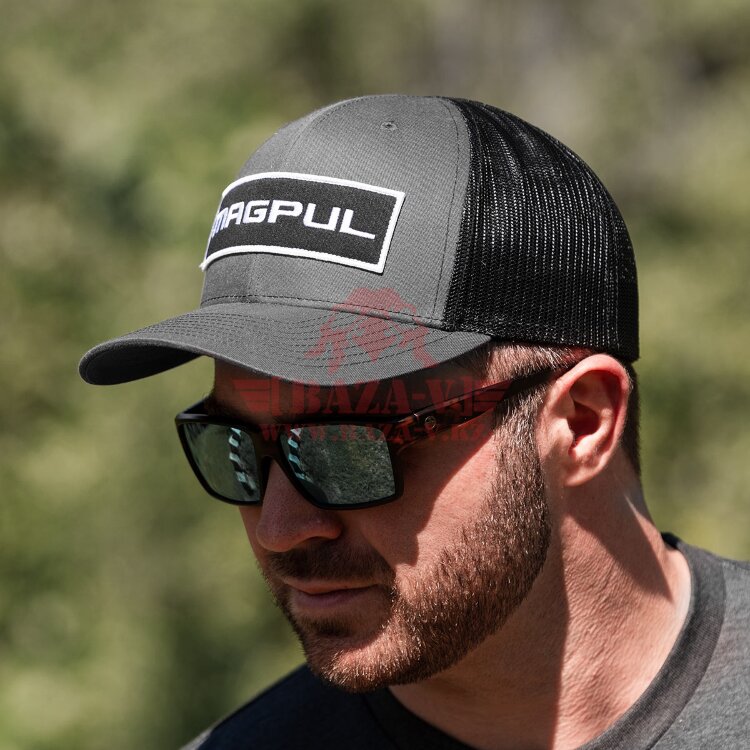 Бейсболка Magpul® Wordmark Patch Trucker MAG1104-032 (Grey/Black)