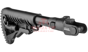 Приклад телескопический, складной FAB-Defense M4-AKMS (Black)