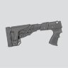 Пистолетная рукоятка на Remington 870, 750 с креплением для ремня DLG Tactical (DLG-108 Black)