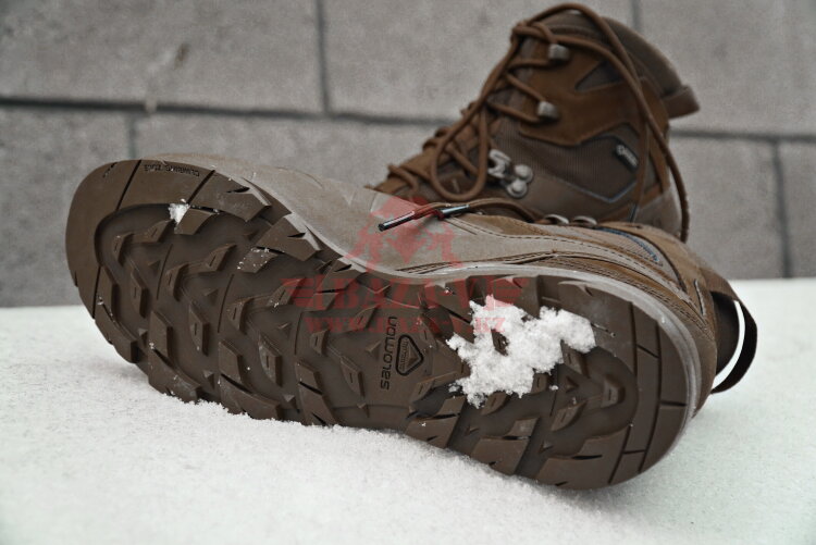 Зимние мембранные тактические ботинки Salomon X ALP GTX Forces (Slate Black)