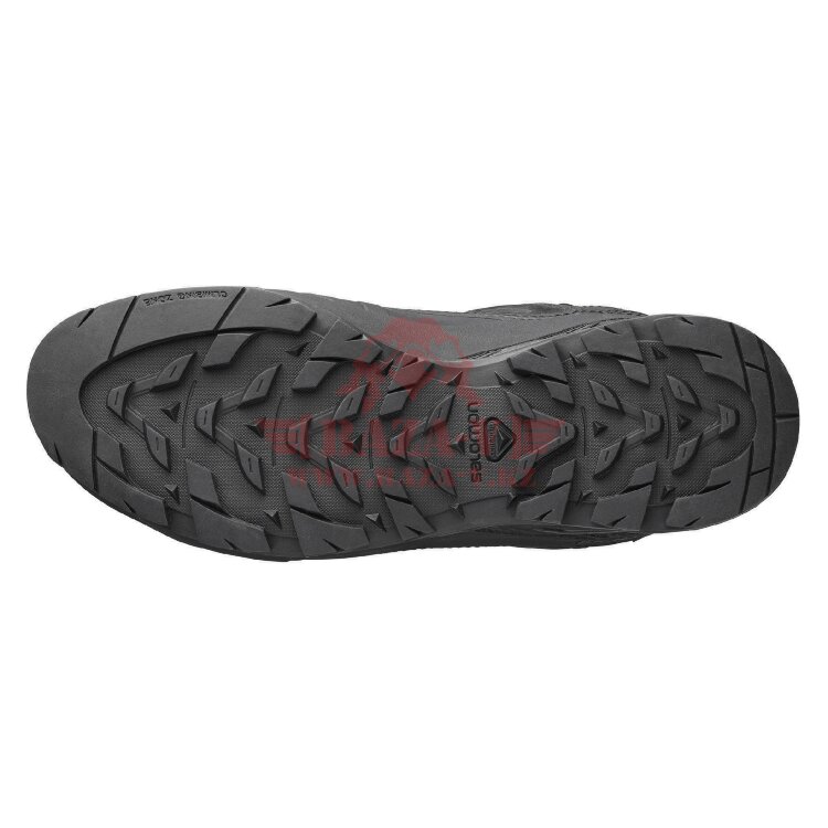 Зимние мембранные тактические ботинки Salomon X ALP GTX Forces (Black)