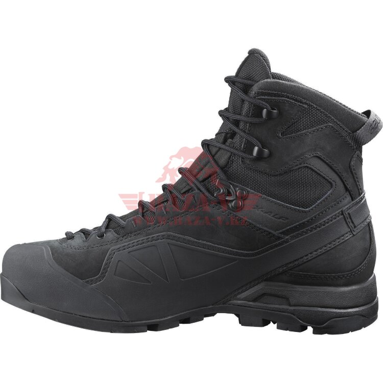 Зимние мембранные тактические ботинки Salomon X ALP GTX Forces (Black)
