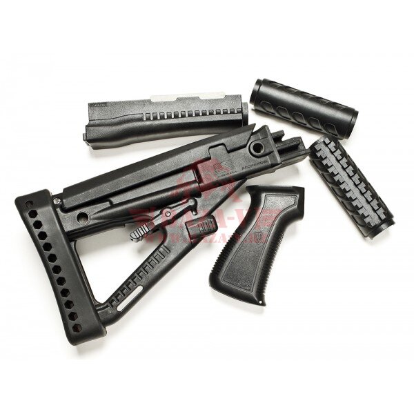 Комплект АА47 Archangel® для АК пистолетная рукоять, цевье, приклад (Black)