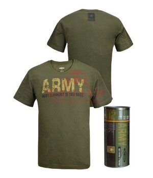 Милитари футболка TRU-Spec ARMY 100% Cotton (Olive drab)