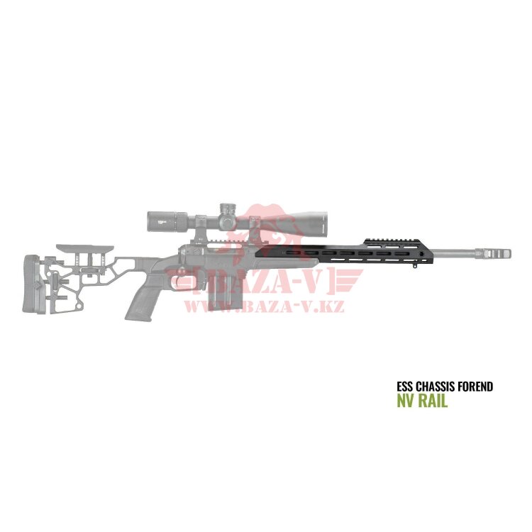 Цевье с планкой Picatinny для шасси MDT ESS Forend NV Rail 15" (Black)