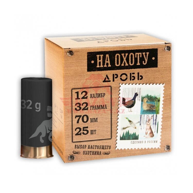 Патрон охотничий Grand Patron "На Охоту" 12/70, дробь № 3, 32г