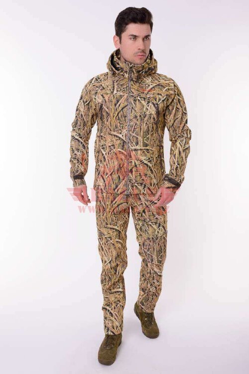 Костюм Triton Pro -5 Softshell на флисе (Камыш)