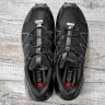 Тактические беговые кроссовки Salomon Speedcross 4 Wide Forces для пересеченной местности (Black)