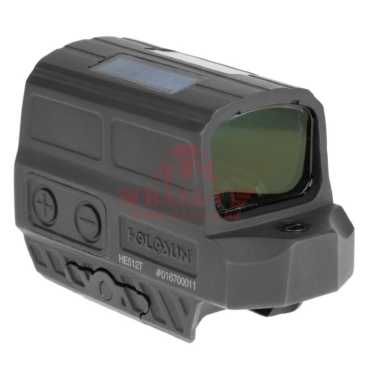 Коллиматорный прицел HOLOSUN  HE512T-GR на солнечной батарее, совместим с ПНВ