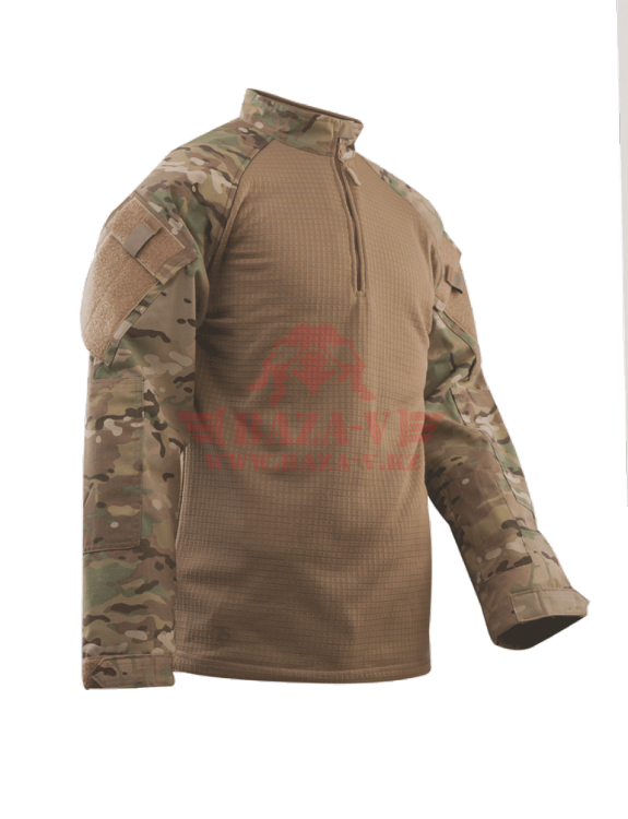 Теплая тактическая рубашка TRU-SPEC TRU® 1/4 Zip Winter Combat Shirt (Multicam) 65/35 PC Ripstop (MultiCam)