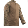 Теплая тактическая рубашка TRU-SPEC TRU® 1/4 Zip Winter Combat Shirt (Multicam) 65/35 PC Ripstop (MultiCam)