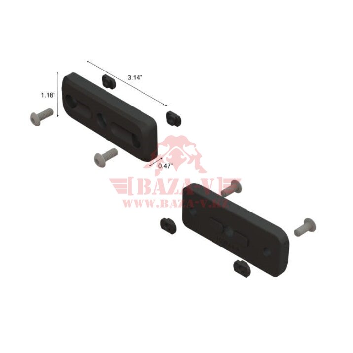 Противовес (утяжелитель) M-LOK MDT для цевья, внешний (2шт) M-LOK Exterior Forend Weights