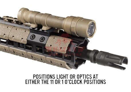 Наклонное крепление для оптики Magpul® M-LOK® Offset Light/Optic Mount, Aluminum MAG604 (Black)