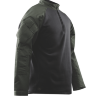 Теплая тактическая рубашка TRU-SPEC TRU® 1/4 Zip Winter Combat Shirt 65/35 PC RipStop (Black)