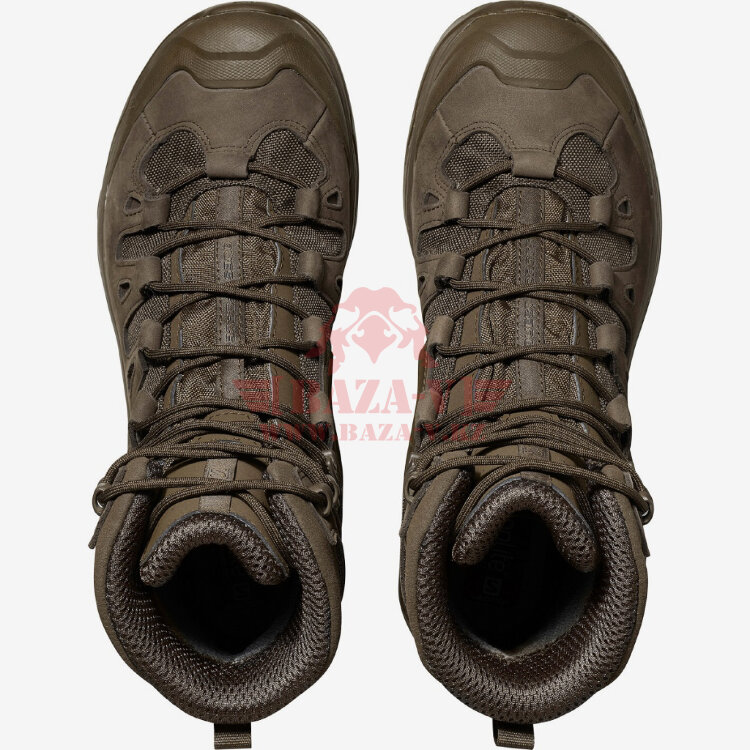 Тактические ботинки, стойкая к проколам подошва Salomon Quest 4D GTX Forces 2 EN (Slate Black)