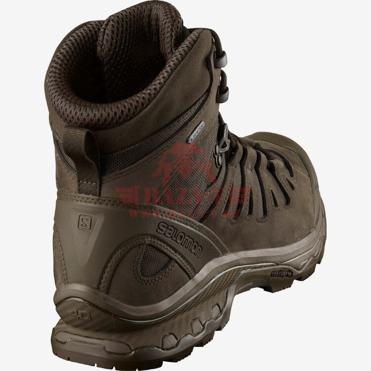 Тактические ботинки, стойкая к проколам подошва Salomon Quest 4D GTX Forces 2 EN (Slate Black)
