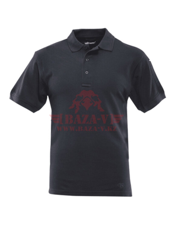 Мужское Поло с коротким рукавом TRU-SPEC 24-7 SERIES® Polo Shirt 100% Jersey Knit Polyester (Black)