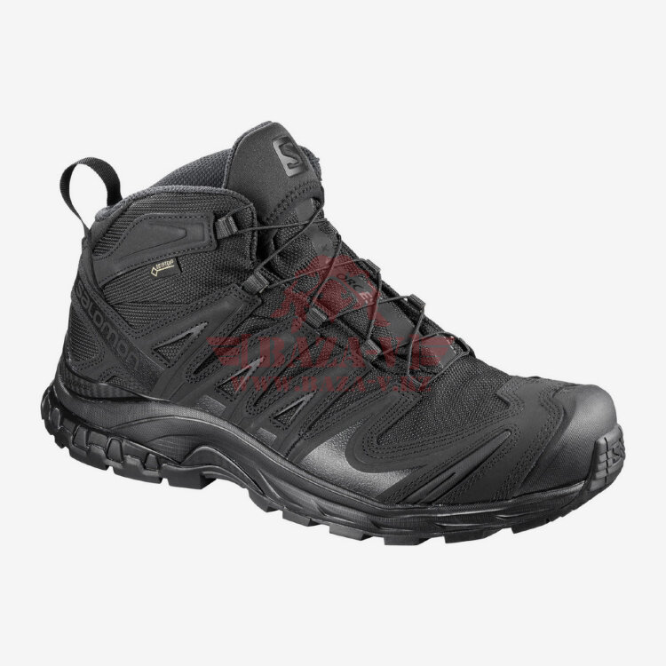 Тактические мембранные полуботинки Salomon XA Forces MID GTX (Black)