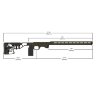 Шасси для Remington 700 SA MDT ACC Chassis RH (Black)